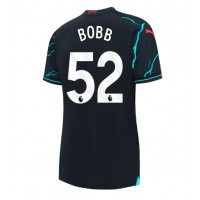 Camisa de Futebol Manchester City Oscar Bobb #52 Equipamento Alternativo Mulheres 2023-24 Manga Curta